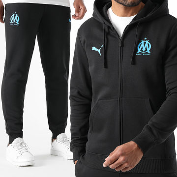 Puma - Ensemble De Survetement OM Football Essentiel 781573 781575 Noir